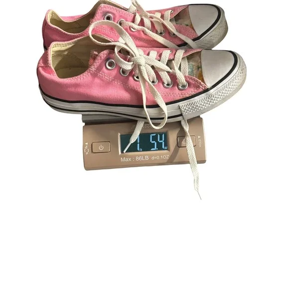 Converse Chuck Taylor All Star Low Top Pink Floral Tongue Sneaker M9007 Wome 6.5 - Picture 12 of 12